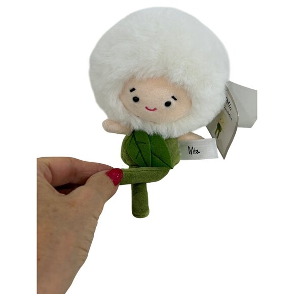 Aurora World Mia Wish Dandelion Boy Plush Stuffed Toy 8” Handmade White Green - Picture 9 of 16